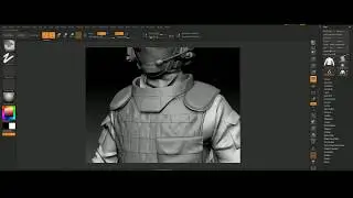 CounterTerrorist character workflow video part5 - goggles & gloves