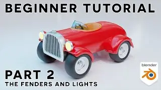 Blender beginner tutorial - The easy car! - part 2