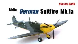 Airfix Captured German Spitfire Mk.1a - Custom Build - 1/72 Scale Plastic Model Kit