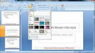 How to add a footer in PowerPoint 2007