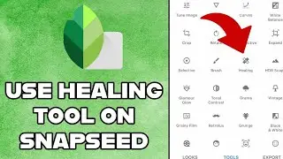 How to Use Healing Tool in SnapSeed 2024?