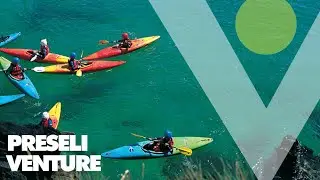 Dramatic cliffs and scenery, sea kayaking in Wales