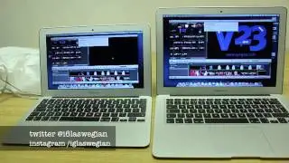 Macbook Air 11" VS Macbook Air 13" Haswell - Speed Test, Rendering & Exporting Movies