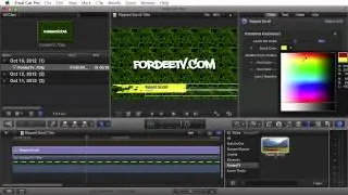 FREE FCPX Title (Lower Third) - Ripped Scroll for Final Cut Pro X