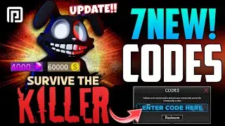 *NEW UPDATE CODES* SURVIVE THE KILLER ROBLOX CODES 2024 ! SURVIVE THE KILLER CODES