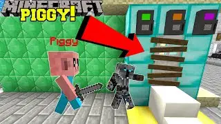 Minecraft: ESCAPE PIGGY'S TRAIN STATION! (BREAK INTO CARS & FIND ITEMS!) Modded Mini-Game