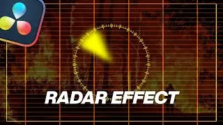 Radar Effect in DaVinci Resolve Tutorial (VFX)