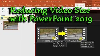 How to Reduce Video File Size for Sending Social Media using PowerPoint