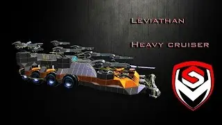 【Robocraft】-Leviathan- [Heavy SMG cruiser]