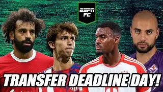 Transfer deadline day LIVE: Salah, Amrabat, Felix & more! Plus weekend previews | ESPN FC