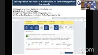 Aadhar authentication for GST Registration- Hindi