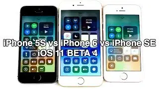 iPhone 5S vs iPhone 6 vs iPhone SE iOS 11 Beta 4 Speed Test!