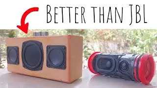 JBL Flip 6 vs DIY Bluetooth speaker v2 BASS TEST