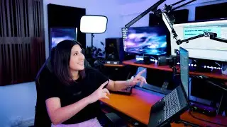 EASY YouTube / Live Streaming Studio ALL ON ONE DESK! - Content Creators DREAM ✨