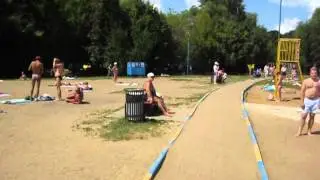 Место для купания в Москве озеро Белое.