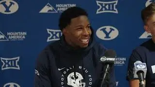 Darius Lassiter - Jake Retzlaff | BYU Football | Postgame | Southern Methodist | September 6, 2024