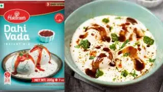 Haldiram instant dahi bhalle recipe and review/instant dahi vada recipe