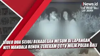 Video dua sejoli beradegan mesum di Lapangan Niti Mandala Renon, terekam CCTV milik Polda Bali