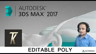 [Hindi - हिन्दी] EDITABLE POLY 3DSMAX 2017 (TOO EASY AND SIMPLE TUTORIAL) beginner PART 1