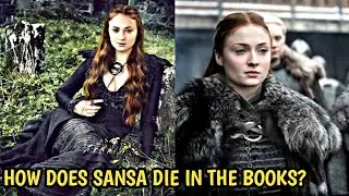 How does Sansa Stark die in the A Song of Fire and Ice books?