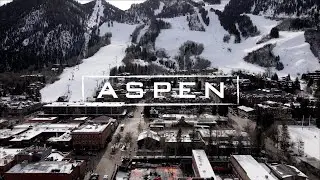 ASPEN, COLORADO - The Most Exclusive Ski Resort In The World | 4K Drone Video