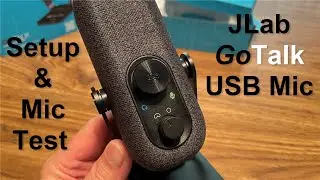 JLab Go talk Microphone Setup and Audio Tests