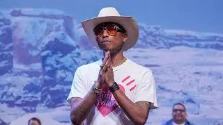 Pharrell Williams showcases Wild West-inspired collection at Louis Vuitton's latest show