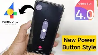 Realme Ui 4.0 Power Button Menu design and Features After Update 🔥🔥🔥