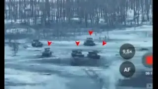 Бои за Синьковку. Атака бронетехники ВС РФ.