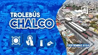 ¡Al fin AVANZA tramo ELEVADO y estaciones del TROLEBÚS de CHALCO! | Avance Septiembre 2024