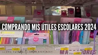 Comprando mis útiles escolares 2024