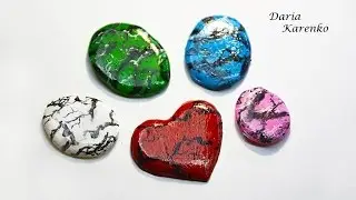 DIY Как сделать камни из клеевого пистолета? \ Cabochons from the glue gun
