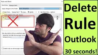 How to Delete a Rule in Outlook