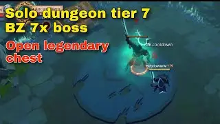 Albion online mobile east - Solo dungeon tier 7 BZ  7x open chest profit