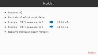 Java SE 8 Programmer 1: Binary Arithmetic Operators | packtpub.com