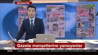 Sabah Gazetesinin bugünkü manşeti