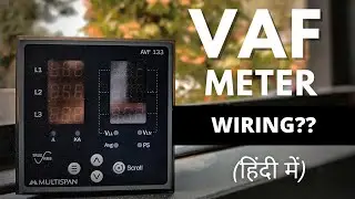 VAF/AVF Meter Wiring Explained II What is VAF Meter, Setting & Application (Multispan AVF-133)