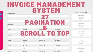 27 HOW TO ADD PAGINATION AND SCROLL TO TOP IN DJANGO - INVOICE MANAGEMENT SYSTEM