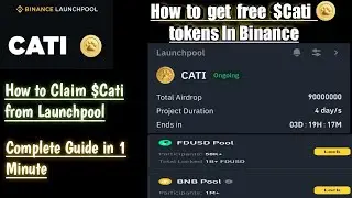 Catizen On Binance Launchpool. How to Earn $CATI Tokens? Catizen  Airdrop update. Red packet binance