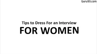What to wear in interview for Women | Working women