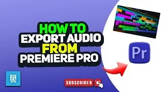 How to export audio from premiere pro 2024  Audio Only