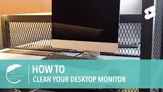 How to Clean Your Desktop Monitor #shorts