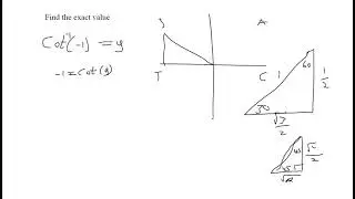 Find the exact value of arccot of negative 1