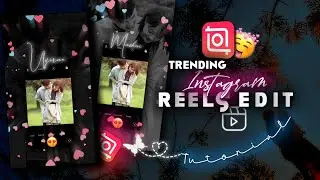 💕Instagram Trending Reels Editing Tamil in Inshot🌹| Black Screen Video Template TUTORIAL 😘
