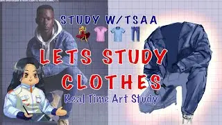 study with Tsaa! How to draw clothes 👚👕6k🧋💛  Celebration Stream! Thank You!!!