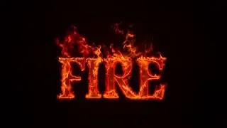 Fire Text Effect | Photoshop Tutorial