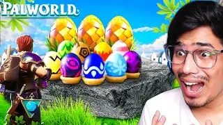 I OPENED HUGE DRAGON EGGS COLLECTION IN POKEMON WORLD 😱| PALWORLD