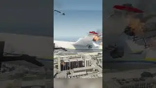 Antonov 225 Destroys Anything In Its Way #shorts