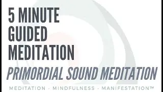 Short 5 Minute 🌺Primordial Sound Guided Meditation 🌺PSM Deepak Chopra's Personalized Mantra