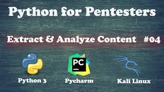 Python for Pentesters - Extract & Analyse Content - Urlib - #04 | Kali linux , Python 3 , Pycharm